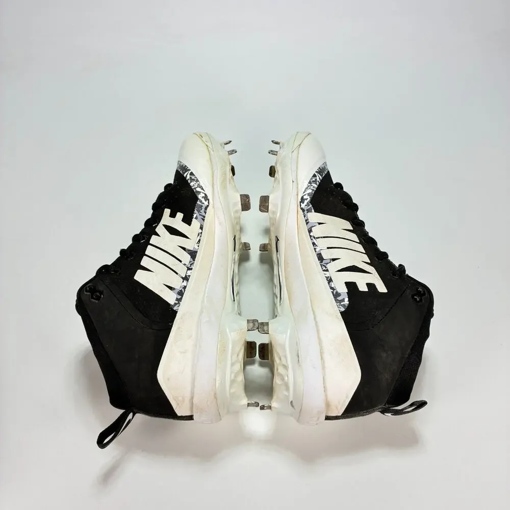 Nike Force Air Trout 4 Pro Black White Baseball Cleats 917920-001 Men's Size 7